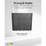 goobay Goobay TV Wall Mount Caravan bl 58-107, Support mural Noir