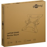 goobay Support de PC portable pour bras de moniteur, 10 à 15,6 pouces  Noir