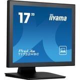 iiyama ProLite T1732MSC-B1SAG 17" Moniteur tactile Noir (Mat), 1x DisplayPort, 1x HDMI, 1x VGA