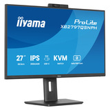 iiyama ProLite XB2797QSNPH-B1 27" Moniteur  Noir, HDMI, DisplayPort, USB-C, LAN, Audio, Webcam