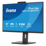 iiyama ProLite XB2797QSNPH-B1 27" Moniteur  Noir, HDMI, DisplayPort, USB-C, LAN, Audio, Webcam