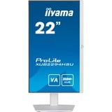 iiyama Prolite XUB2294HSU-W2 21.5" Moniteur Blanc, 75Hz, HDMI, DisplayPort, USB 3.0, Audio, FreeSync