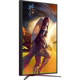 AOC U27G4XM 27" 4K UHD Moniteur gaming  Noir/Rouge, HDMI 2.1, DisplayPort 1.4, 4x USB-A, USB-B, 160 Hz