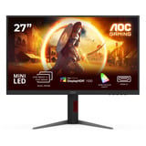 AOC U27G4XM 27" 4K Ultra HD Moniteur gaming Noir/rouge, 1x DisplayPort, 1x HDMI, 4x USB-A, 160 Hz / 320 Hz