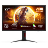 AOC  27" 4K UHD Moniteur gaming  Noir/Rouge