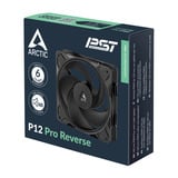ARCTIC ARCTIC P12 Pro Reverse ventilateur de boîtier Noir, 120 x 120 x 27 mm, PWM, 120 x 120 x 27 mm, PWM