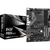 ASRock B450 Pro4 carte mère socket AM4 RAID, Gb-LAN, Sound, ATX