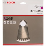 Bosch Lames de scies circulaires Multi Material, Lame de scie Multicolore, 19 cm, 3 cm, 1,8 mm, 2,4 mm, HLTCG (High-Low Triple Chip Grind)