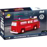 COBI Volkswagen T2b Camion de pompiers, Jouets de construction Rouge, Échelle 1:35