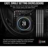 Corsair 32 Go DDR5-6000 (2x 16 Go) mémoire vive Noir, CMK32GX5M2D6000Z38, EXPO
