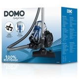 Domo DOMO DO7290S - Stofzuiger zonder zak, Aspirateur Bleu foncé/Noir