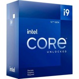 Intel® Core i9-12900KF, 3,2 GHz (5,1 GHz Turbo Boost) socket 1700, Processeur "Alder Lake", unlocked, processeur en boîte