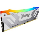 Kingston 24 Go DDR5-8400 (1x 24 Go), Mémoire vive Argent/Blanc, KF584CU40RWA-24, Renegade RGB, XMP 3.0
