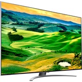 LG 75QNED826QB 75" Ultra HD qned-tv Argent, 4x HDMI, 2x USB, Optique, CI+, Bluetooth, LAN, WLAN, HDR