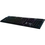 Logitech G915 LIGHTSPEED Wireless RGB mécanique, clavier gaming Noir, Layout BE, GL Tactile, LED RGB, Bluetooth