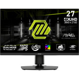 MSI MAG 272URDF E16 27" 4K UHD Moniteur gaming  Noir, 2x HDMI, DisplayPort, 2x USB-A, USB-B, 160 Hz / 320 Hz