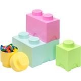 Room Copenhagen Cubes de rangement LEGO Multi Pack 4, Boîte de rangement Vert clair