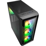 Sharkoon TK4 RGB boîtier midi tower Noir | 4x USB-A | RGB | Window