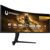 iiyama G-Master Gold Phoenix GCB4986DQSNP-B1 49" Moniteur UltraWide gaming Noir, 1x DisplayPort, 2x HDMI, 3x USB-C, 2x USB-A, 240 Hz