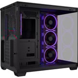 ASUS A32 PLUS boîtier midi tower Noir | 2x USB-A | 1x USB-C | RGB | Window