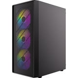 Antec  boîtier midi tower Noir | 3x USB-A | Window