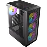 Antec  boîtier midi tower Noir | 3x USB-A | Window