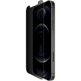 Belkin Protection d'écran SCREENFORCE antimicrobienne UltraGlass Privacy pour iPhone 12 (Pro), Filtre de confidentialité