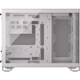 Corsair 2500D Airflow, Boîtier PC Blanc, 2x USB-A | 1x USB-C | Tempered Glass
