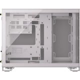 Corsair 2500D Airflow boîtier mini tower Blanc | 2x USB-A | 1x USB-C | Verre Trempé