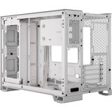 Corsair 2500D Airflow boîtier mini tower Blanc | 2x USB-A | 1x USB-C | Verre Trempé