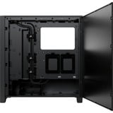 Corsair 4000D RGB AIRFLOW, Boîtier PC Noir, USB-A 3.2 (5 Gbit/s) | USB-C 3.2 (5 Gbit/s) | Window-kit