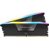 Corsair Vengeance RGB 16 Go DDR5-5200 (2x 8 Go) mémoire vive Noir, CMH16GX5M2B5200C40, L’UDIMM, XMP 3.0
