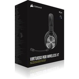 Corsair Virtuoso RGB Wireless XT, Casque gaming Noir