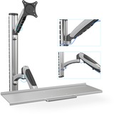 Digitus Support mural flexible pour postes de travail DA-90354 Argent
