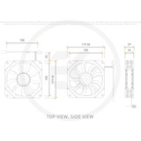 EKWB EK-Quantum Impulse 120 D-RGB ventilateur de boîtier Blanc, 120 x 120 x 29 mm