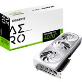 GIGABYTE GeForce RTX 4070 Ti AERO OC, Carte graphique 1x HDMI, 3x DisplayPort, DLSS 3