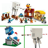 LEGO Minecraft - Le ballon Ghast attaque le village, Jouets de construction 21273