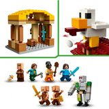LEGO Minecraft - Le ballon Ghast attaque le village, Jouets de construction 21273