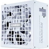Lian Li Rotational Shift 1000G + Hub alimentation  modulaire 1000 watt Blanc, 1x 12V-2x6, 4x PCIe, Hub 4x connecteurs USB