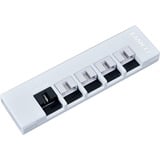 Lian Li Rotational Shift 1000G + Hub alimentation  modulaire 1000 watt Blanc, 1x 12V-2x6, 4x PCIe, Hub 4x connecteurs USB