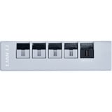 Lian Li Rotational Shift 1000G + Hub alimentation modulaire 1000 watt Blanc, 1x 12V-2x6, 4x PCIe, Hub 4x connecteurs USB