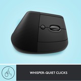 Logitech Lift Vertical Ergonomique , Souris Graphite/Noir, Bluetooth, 4000 DPI