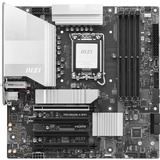 MSI PRO B860M-A WIFI carte mère socket 1851 Argent, RAID, 5Gb-LAN, Wi-Fi 7, BT, Sound, ATX