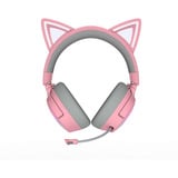 Razer Kraken Kitty V3 Pro Quartz casque gaming over-ear Rose/gris, RGB, 2.4 GHz / Bluetooth / USB