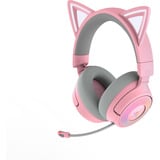 Razer Kraken Kitty V3 Pro Quartz casque gaming over-ear Rose/gris, RGB, 2.4 GHz / Bluetooth / USB