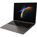 SAMSUNG Galaxy Book3 Pro 360 (NP960QFG-KA1BE) 16" PC portable 2 en 1  Gris foncé | Core i7-1360P | Iris Xe Graphics | 16 Go | 512 Go SSD