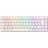 Sharkoon PureWriter W65 RGB clavier mécanique Blanc, Layout BE (AZERTY), Kailh Choc V2 Low Profile Rouge, 65%