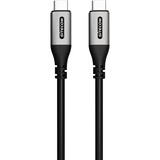 Sitecom USB-C to USB-C 240 Watt Power, Câble Noir, USB4, 80 Gbps, 8K@60Hz, 2 mètres