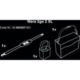 Wera Mallette à outils 2go 2 XL, Boîte à outils Noir