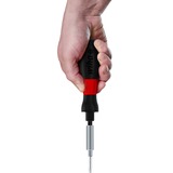 Wiha Jeu de tournevis E speedE Industrial, 5 pièces Noir/Rouge, Embout, chargeur USB et batterie inclus